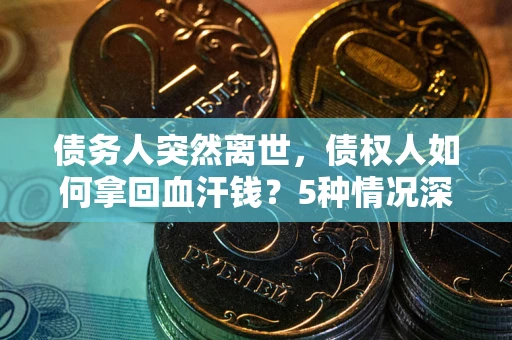 北京债务人突然离世，债权人如何拿回血汗钱？5种情况深度解析