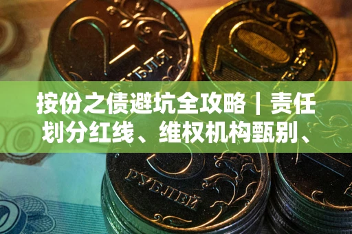 北京按份之债避坑全攻略｜责任划分红线、维权机构甄别、纠纷处理全流程拆解