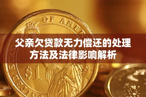北京父亲欠贷款无力偿还的处理方法及法律影响解析