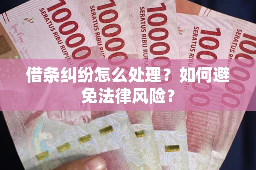北京借条纠纷怎么处理？如何避免法律风险？