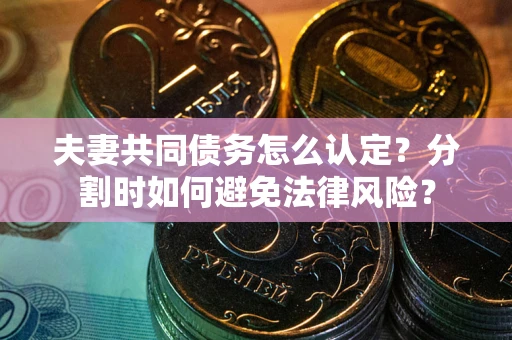 北京夫妻共同债务怎么认定？分割时如何避免法律风险？